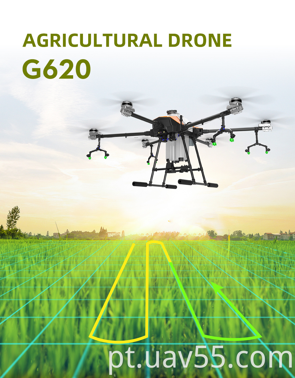 G620 Hexacopter Agricultural Sprayer Agri Drone 20L Frame